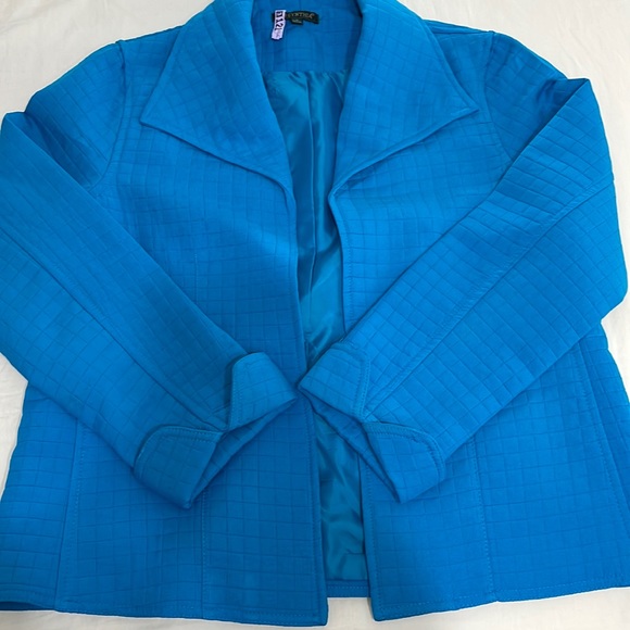 For Cynthia Jackets & Blazers - Turquoise blue jacket great shape